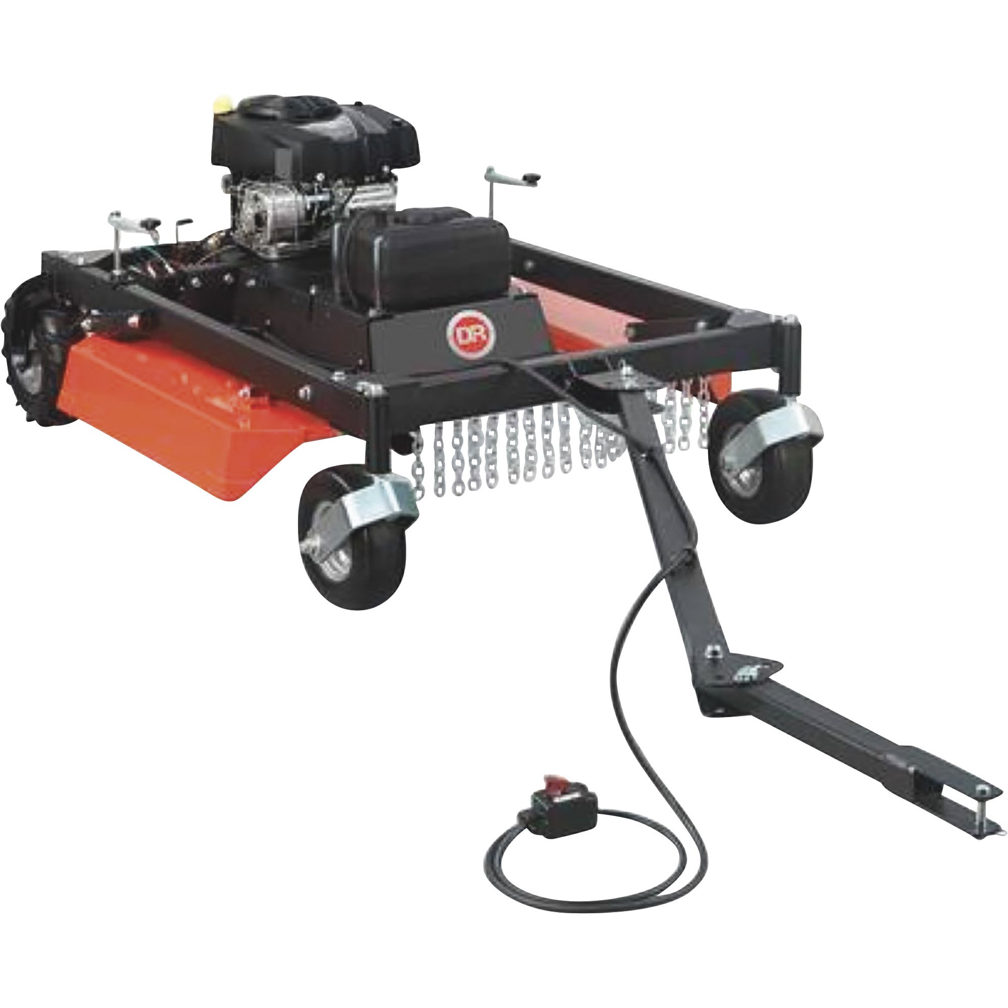 DR Power PRO Tow-Behind Field and Brush Mower, 17.5 HP, 44in. Pivoting Deck, Model# TB23144BEN